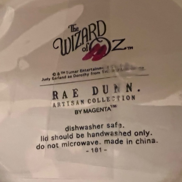 RAE DUNN WIZARD OF OZ™ "THERE’S NO PLACE LIKE HOME" MUG RUBY RED SLIPPER… - Picture 8 of 9